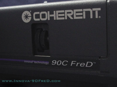 Coherent Innova 90C FreD Ion Laser System, Argon Krypton Ultraviolet UV ArKr - Laser Innovations
